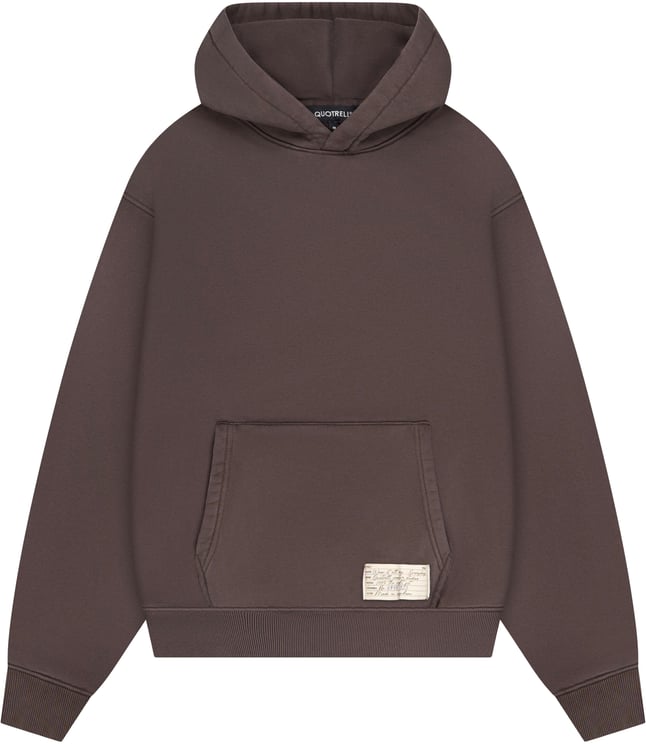 Quotrell Blank Hoodie | Washed Brown
