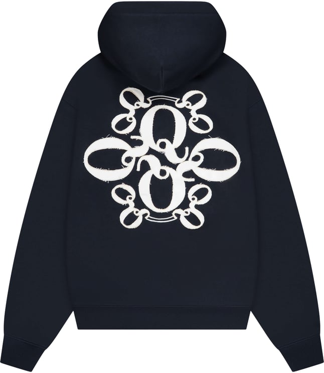 Quotrell Insignia Hoodie | Navy/white