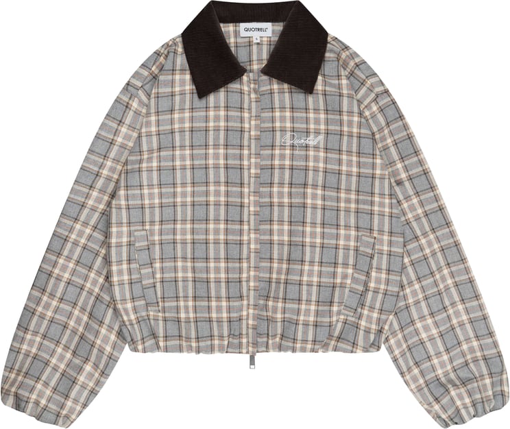 Quotrell Indie Jacket | Plaid/brown