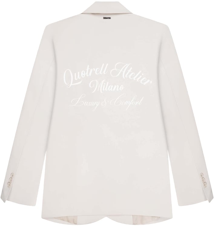 Quotrell Naya Oversized Blazer | Light Beige