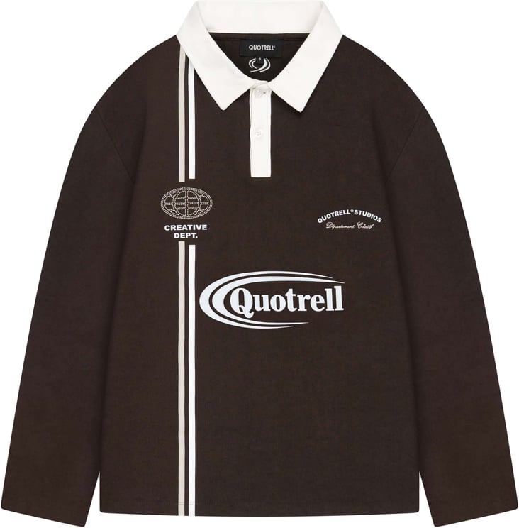 Quotrell Jameson Longsleeve | Cool Brown/off White
