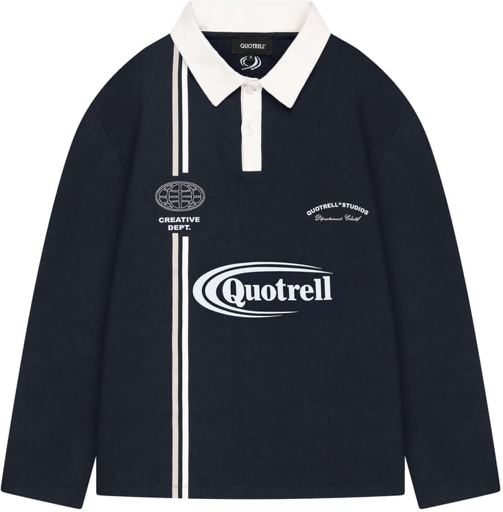 Quotrell Jameson Longsleeve | Navy/white