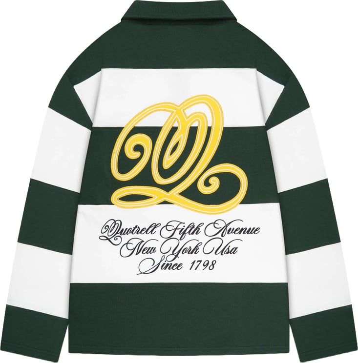 Quotrell Mike Longsleeve | Petrol/white