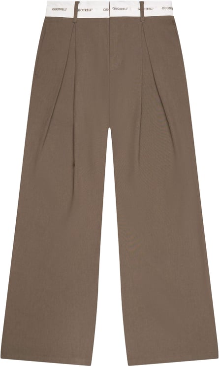 Quotrell Ava Pants | Taupe