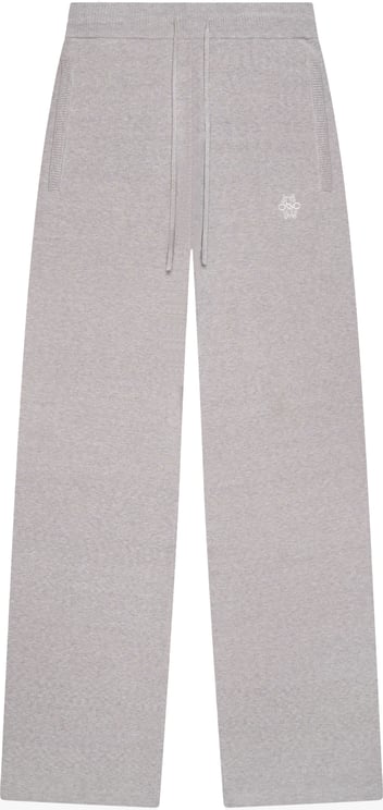 Quotrell Chloe Knitted Pants | Grey Melee/white