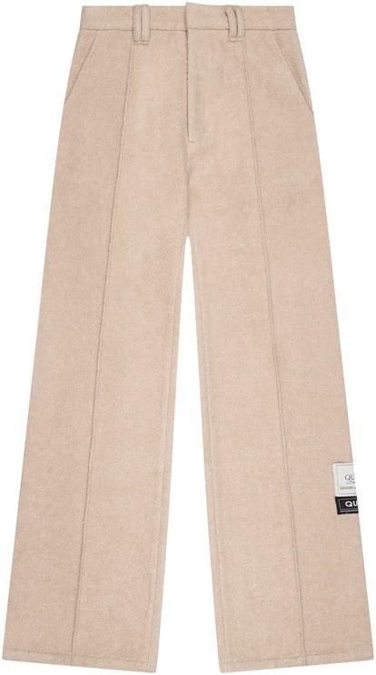 Quotrell Layla Straight Pants | Beige