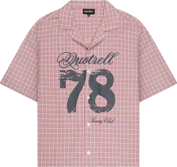 Quotrell 78 Shirt | White/red