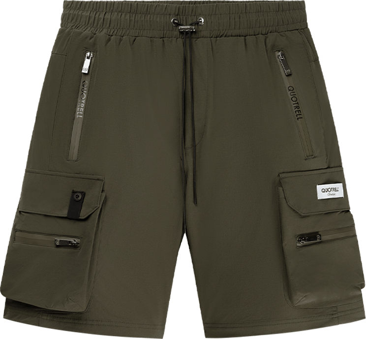 Quotrell Seattle Cargo Shorts | Army Green