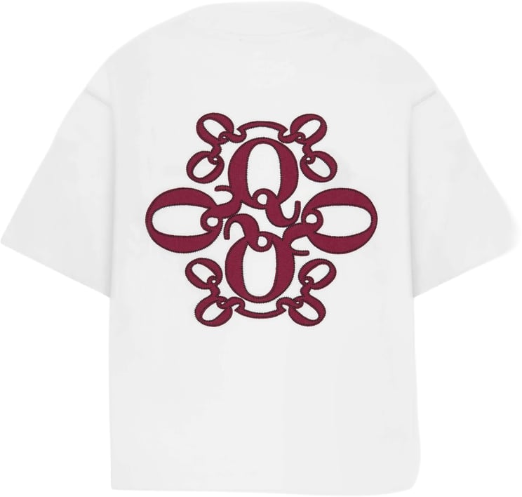 Quotrell Insignia Tee | White/red