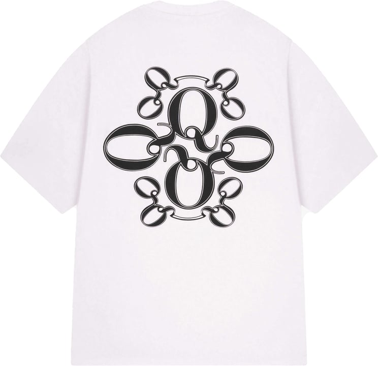 Quotrell Insignia Tee | White/black