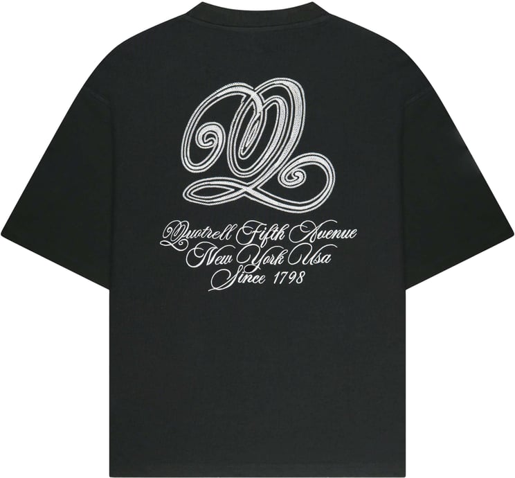 Quotrell Chain Tee | Black/white