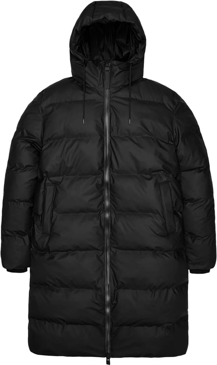 Rains Alta Lange Puffer Jas W3T4