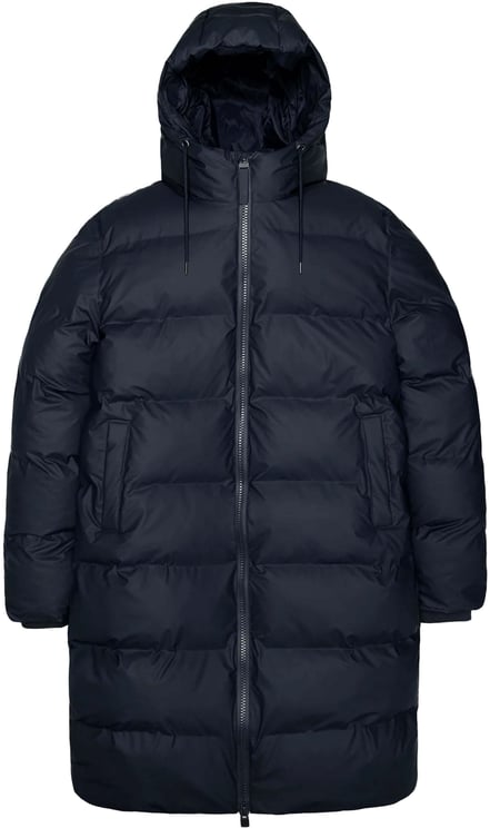 Rains Alta Lange Puffer Jas W3T4