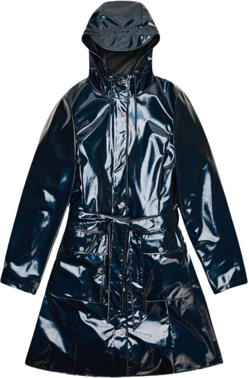 Rains Rains Curve W Trenchcoats Blauw 18130 Curve W
