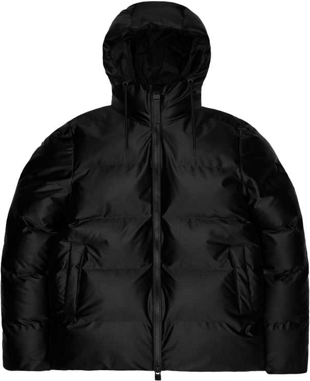 Rains Giacca Puffer Alta W3 Black Grain