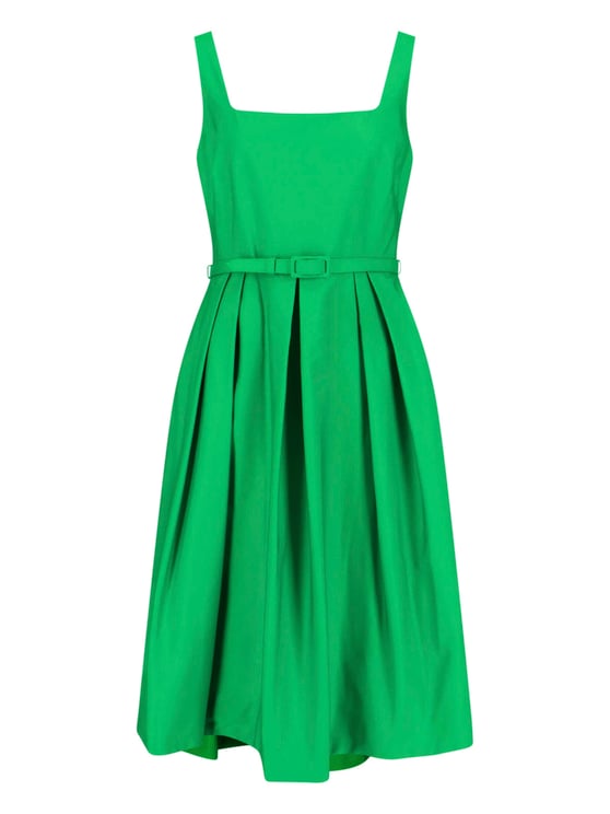 Ralph Lauren Midi Dress With Square Neckline