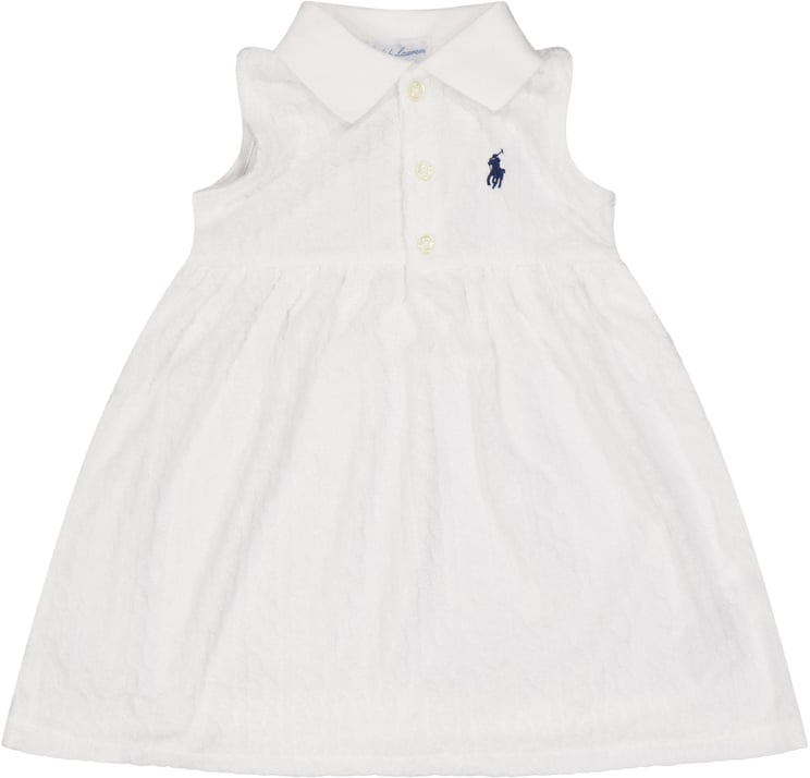 Ralph Lauren Ralph Lauren Baby Meisjes Jurk In Wit
