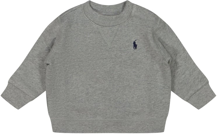 Ralph Lauren Ralph Lauren Baby Jongens Trui In Licht Grijs
