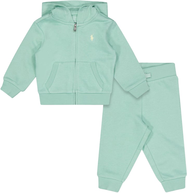 Ralph Lauren Ralph Lauren Baby Jongens Joggingpak In Licht Groen
