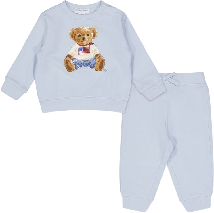 Ralph Lauren Ralph Lauren Baby Jongens Joggingpak In Licht Blauw