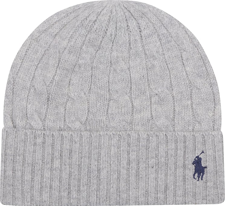 Ralph Lauren Cuff Cold Weather Hat Grey