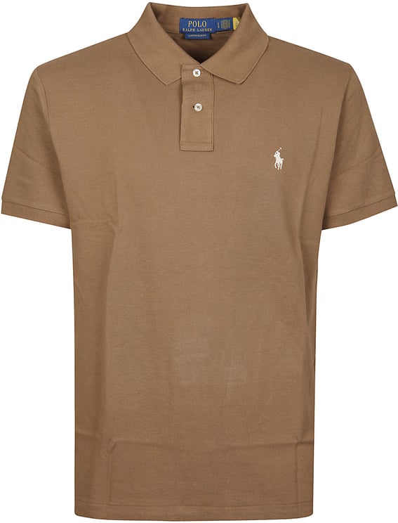 Ralph Lauren Short Sleeve Logo Embroidery Polo Shirt Brown