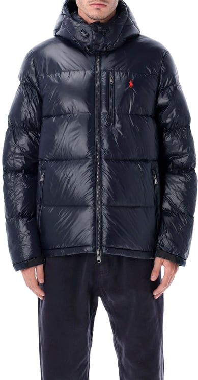 Ralph Lauren Glossy Puffer Jkt Blu