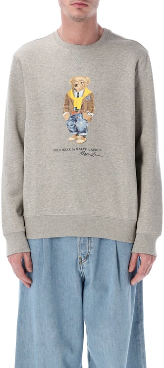 Ralph Lauren Bear Crewneck Andover Grey