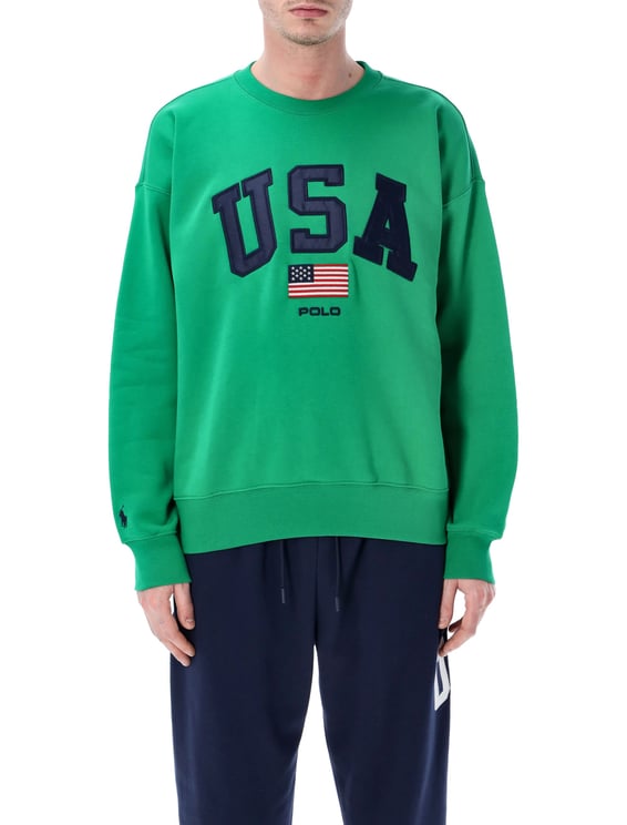 Ralph Lauren Knit-Pullover-Sweatshirt Verde