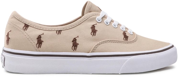 Ralph Lauren Keaton Pony Logo Skate Sneakers
