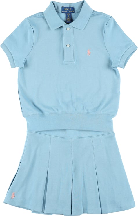 Ralph Lauren Set Polo+Mini Skirt Blue