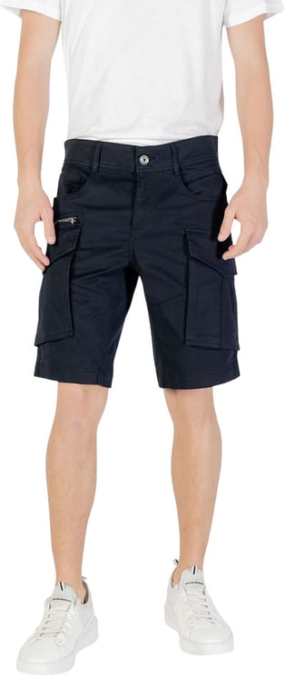 Replay Replay Blue Cotton Bermuda Shorts