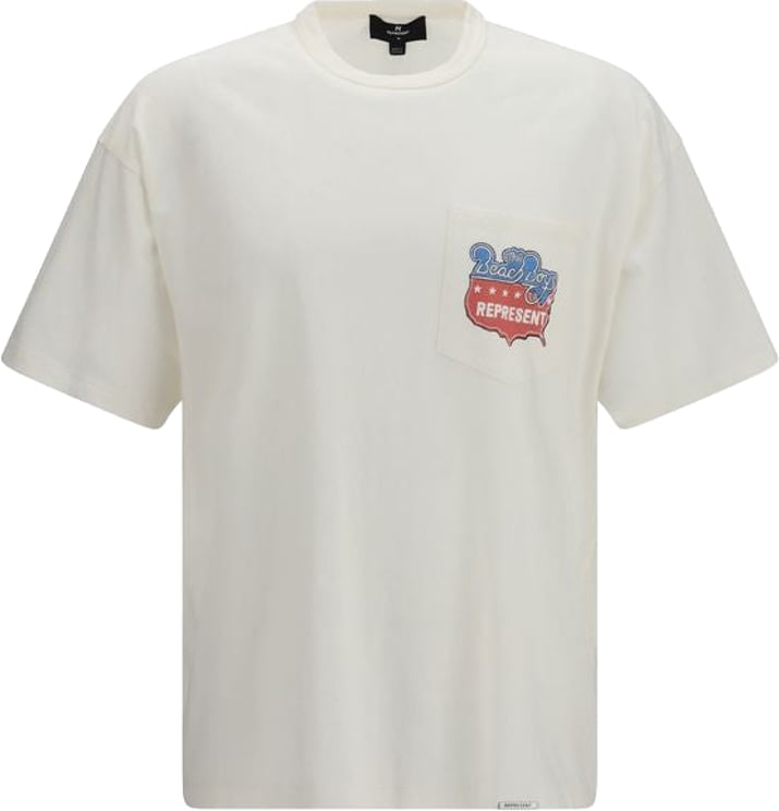 Represent Represent White Cotton T-Shirt