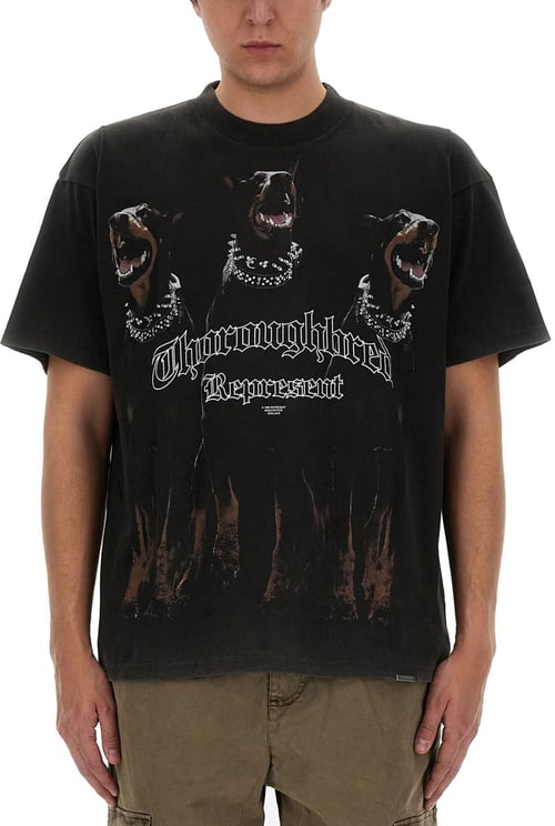 Represent "THOROUGHBRED" T-SHIRT