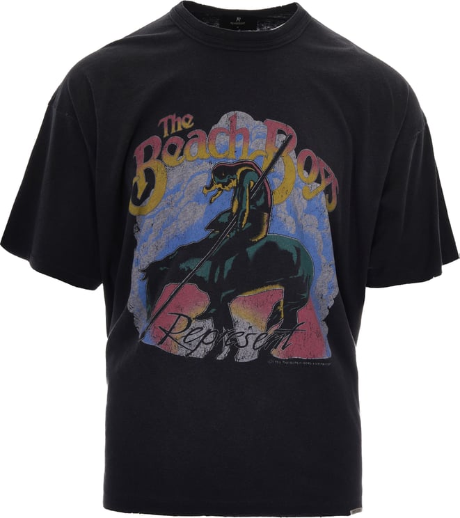 Represent T-Shirts And Polos Stained Black