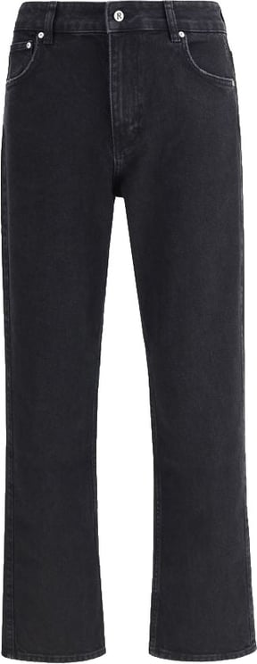 Represent Represent Black Cotton Straight-Leg Jeans