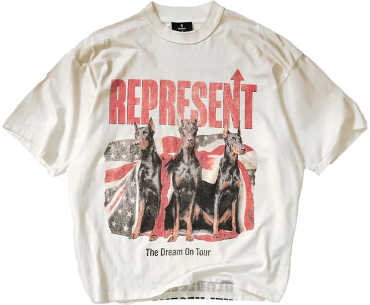 Represent DREAM ON TOUR T-SHIRT OFF WHITE
