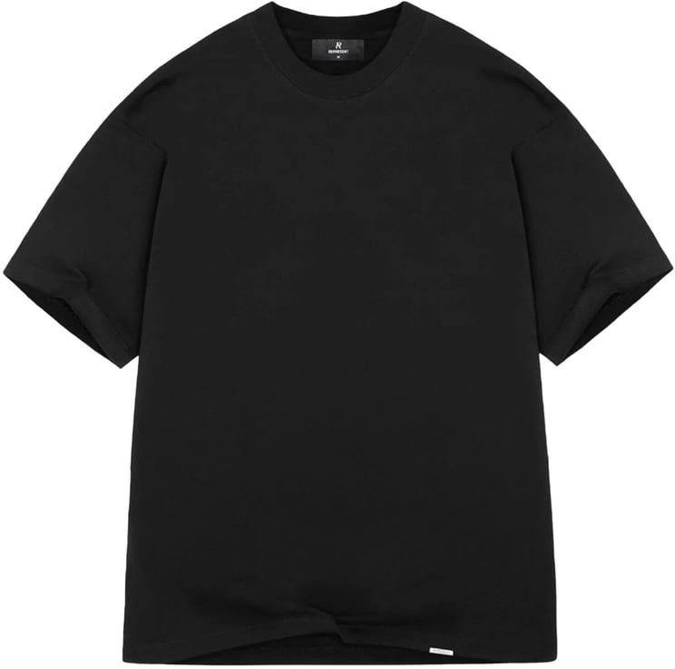 Represent OVERSIZED T-SHIRT MET INITIAL-OPDRUK Zwart