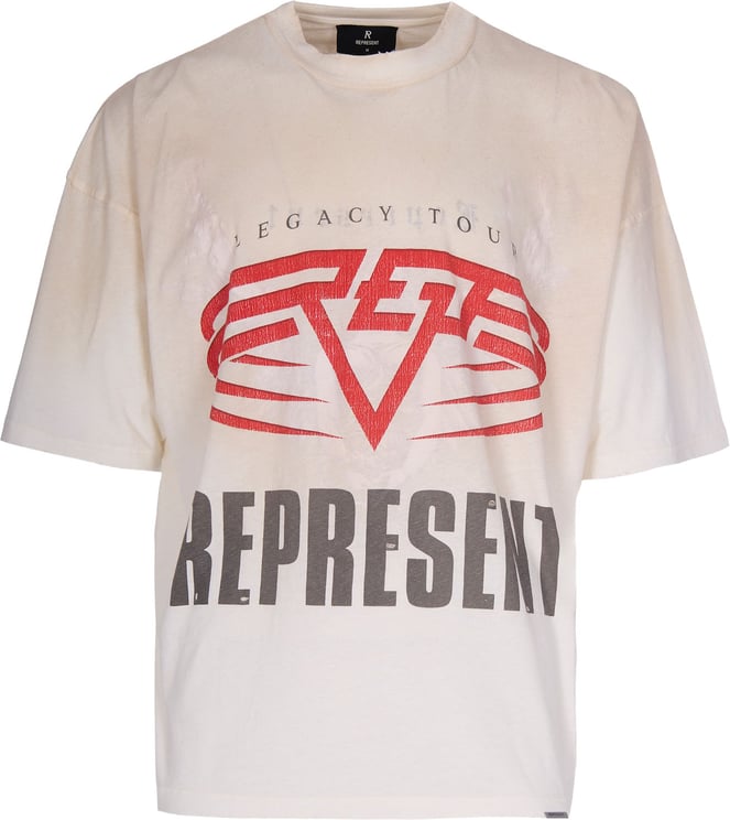 Represent T-Shirts And Polos Washed Ecru