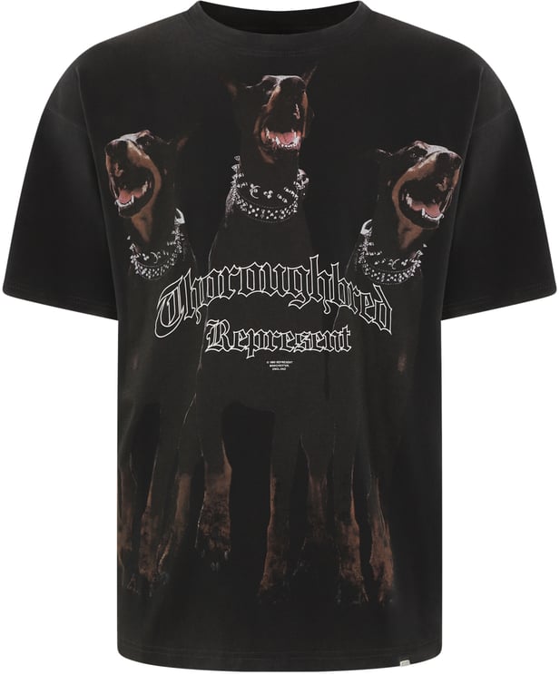 Represent Heren Thoroughbred T-Shirt Zwart