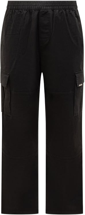 Represent Represent Pantaloni Cargo Neri con Tasche Laterali
