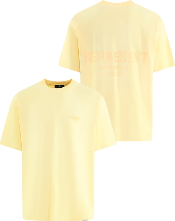 Represent Heren Owners Club T-Shirt Geel