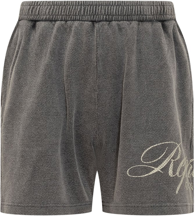 Represent Pantaloncini In Cotone Con Ricamo Laterale