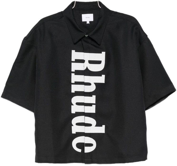 Rhude Cropped Black Shirt