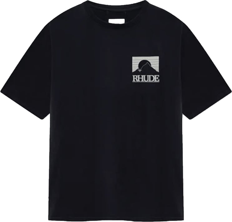 Rhude MOONLIGHT PACK T-SHIRT VINTAGE ZWART/WIT