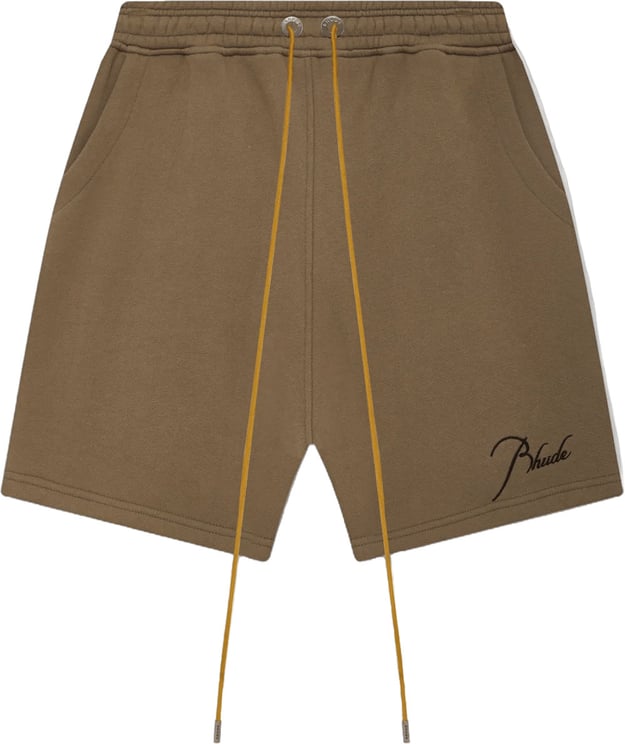 Rhude KLASSIEKE SWEATSHORT MOSSGROEN / ZWART