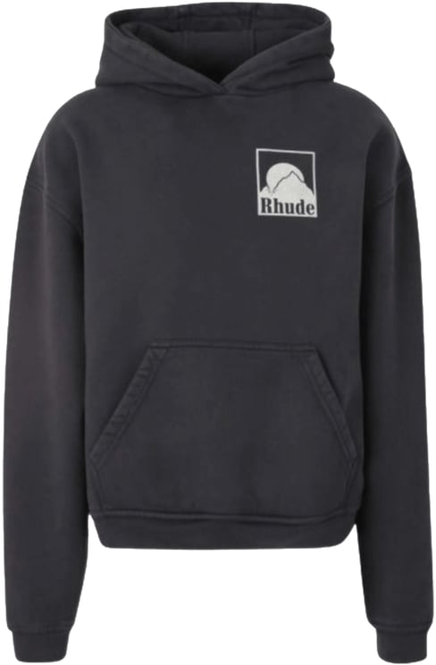 Rhude MOONLIGHT PACK HOODIE VINTAGE ZWART/WIT