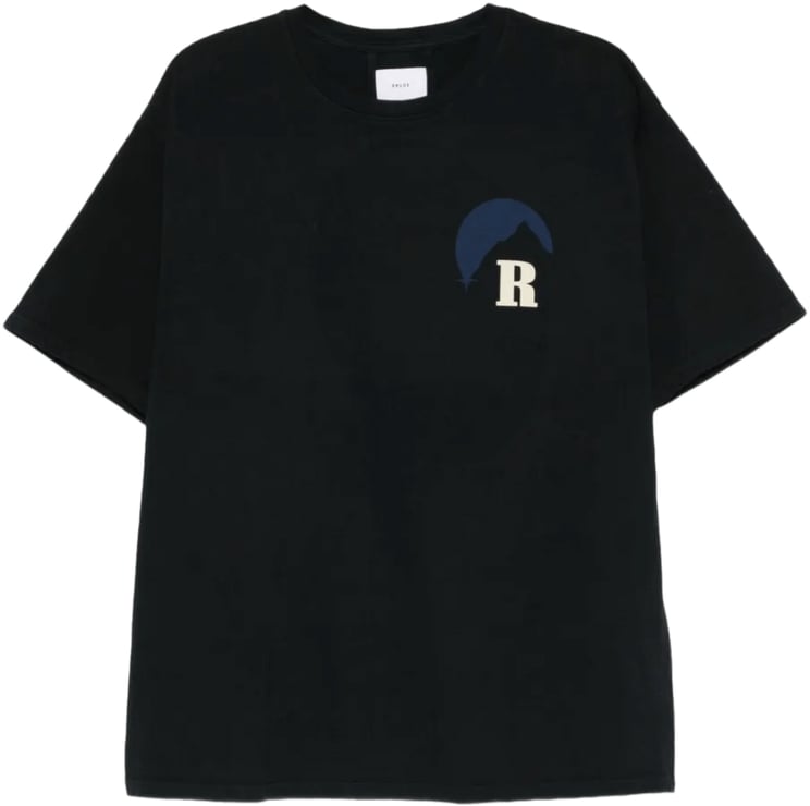 Rhude MOONLIGHT PACK T-SHIRT VINTAGE ZWART/WIT