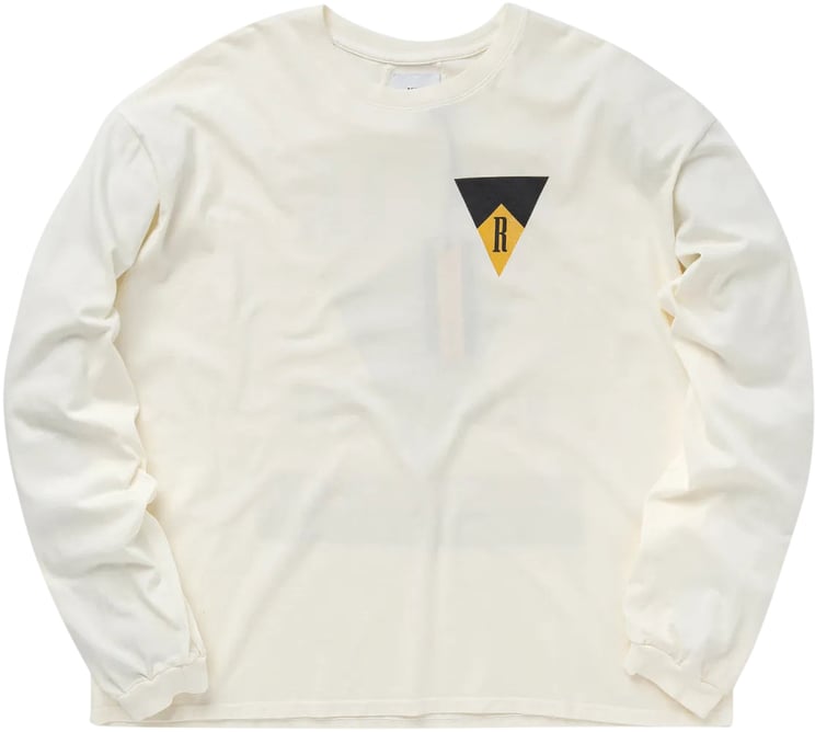 Rhude Rhude Blood And Mud T-shirt met lange mouwen (Wit)