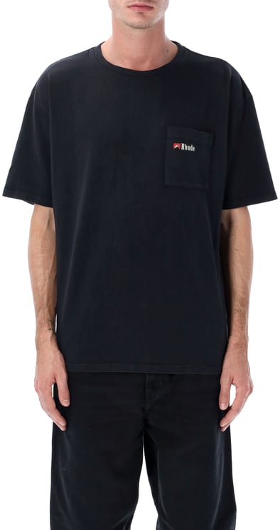 Rhude Moonlight Wolf Tee Vintage Black